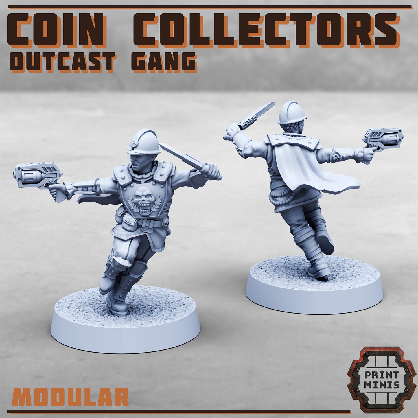 Coin Collectors, Wealth Gang - Set 2 (4 Variants Available) - Print Minis