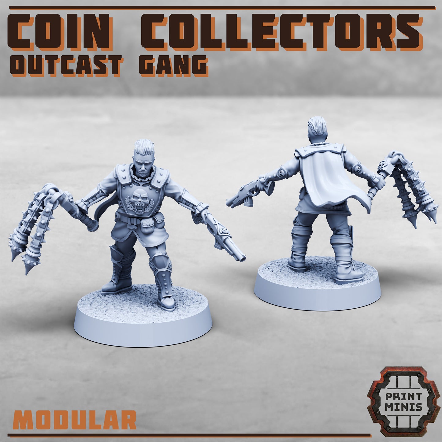 Coin Collectors, Wealth Gang - Set 2 (4 Variants Available) - Print Minis