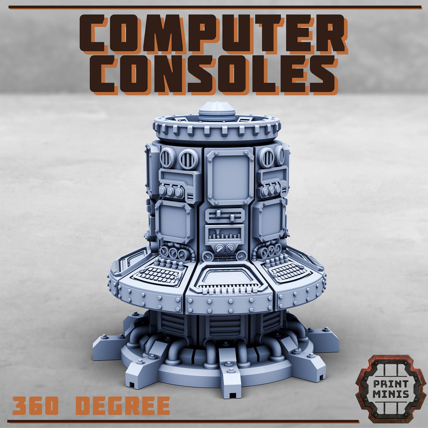 Computer Consoles (5 Variants Available) - Print Minis