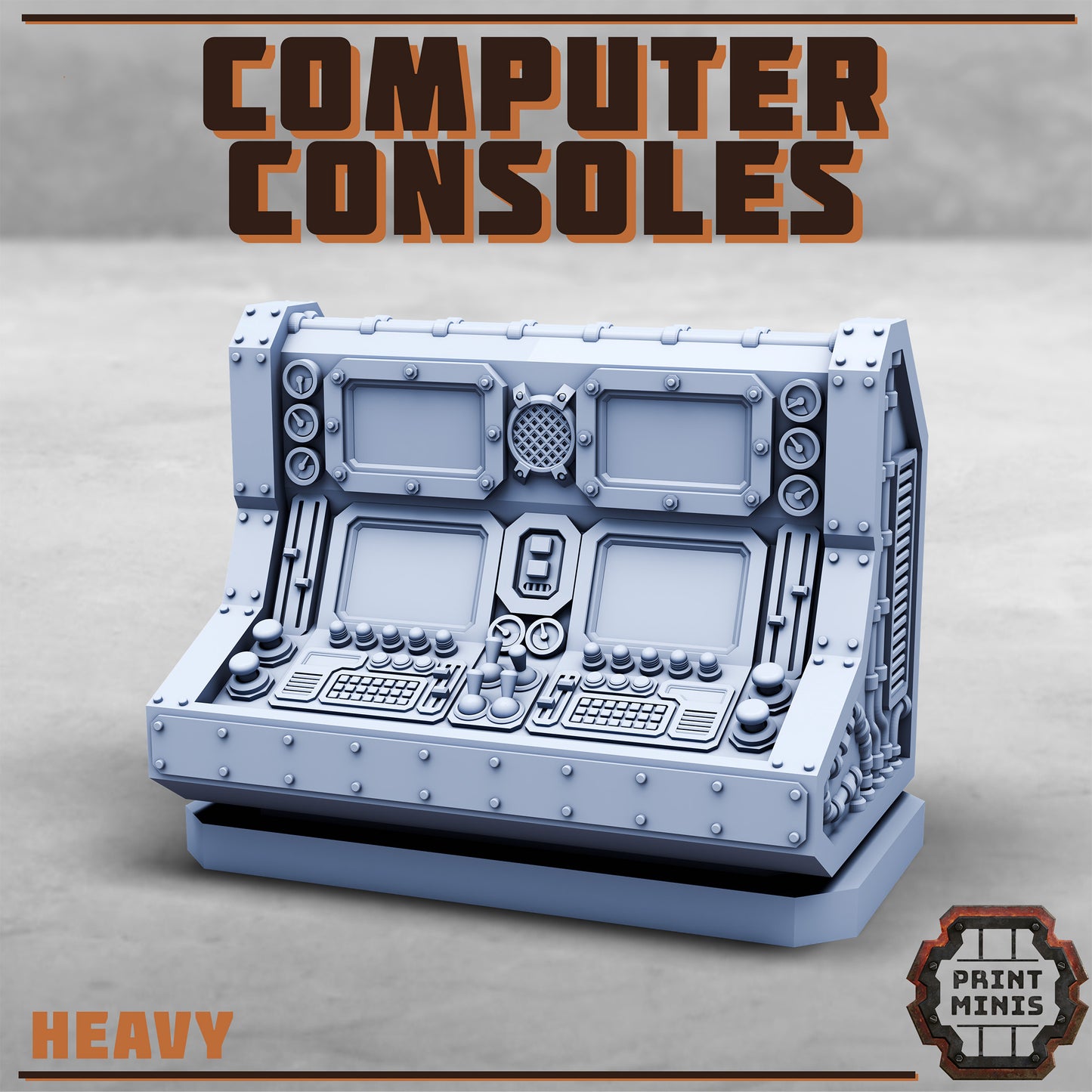 Computer Consoles (5 Variants Available) - Print Minis