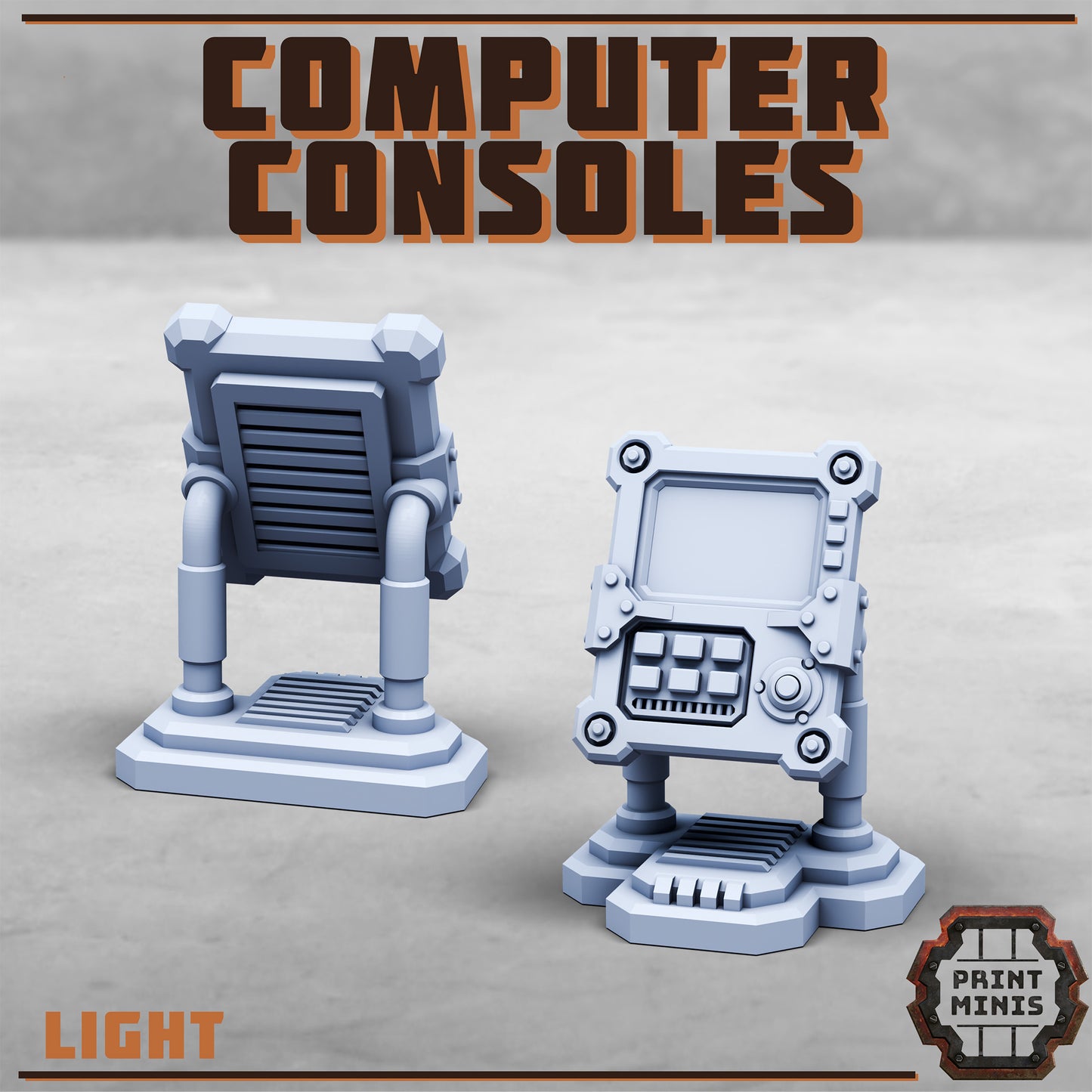Computer Consoles (5 Variants Available) - Print Minis