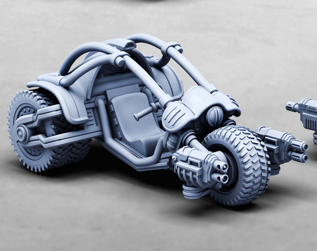 Drunach-3 Scout Cart (2 Variants Available) - Print Minis