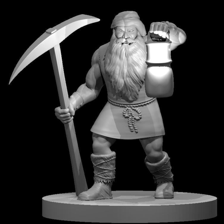 Dwarf Miner (2 Variants Available) - MZ4250