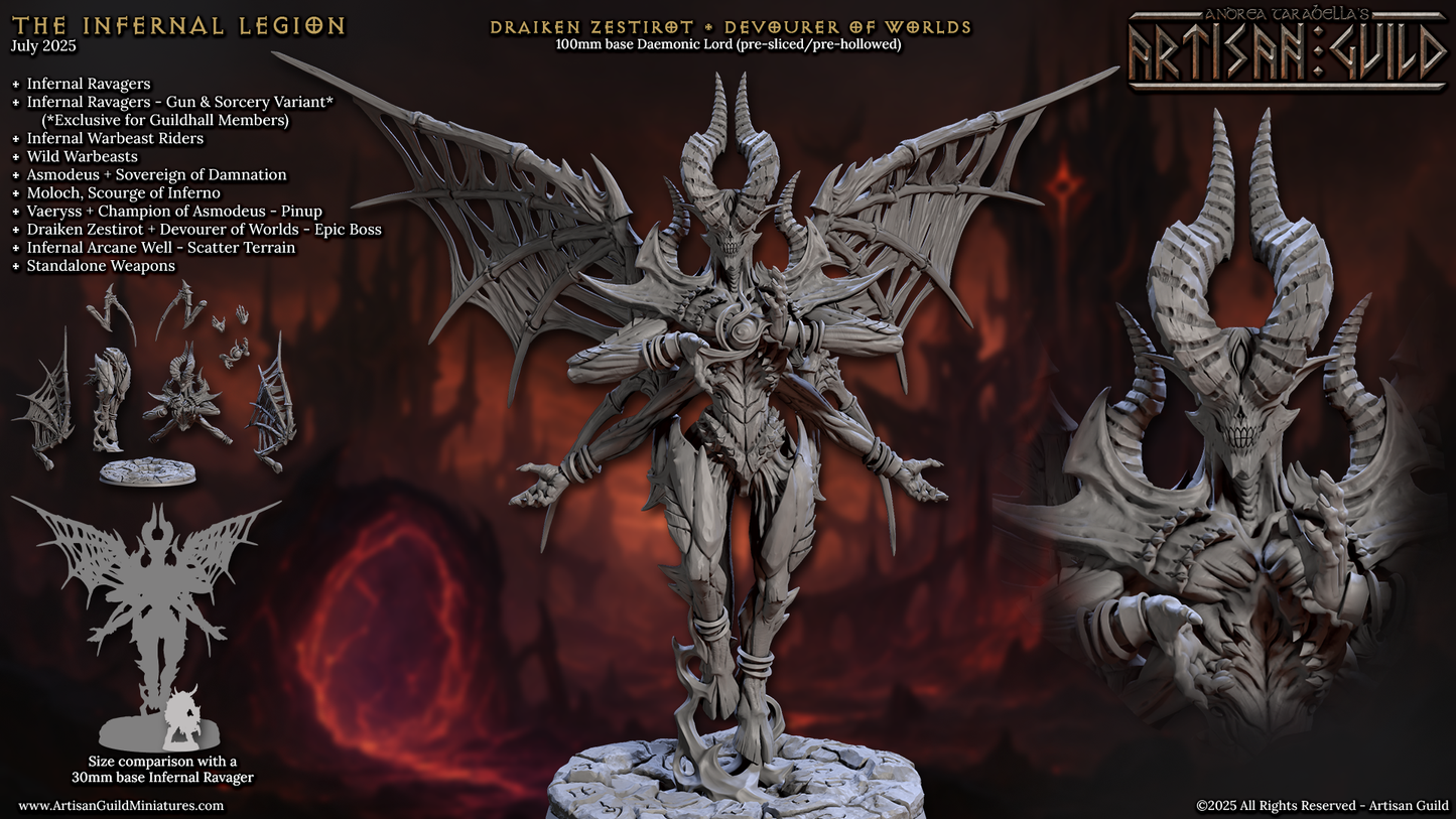 Draiken Zestirot, Devourer of Worlds (2 Variants Available) - Artisan Guild