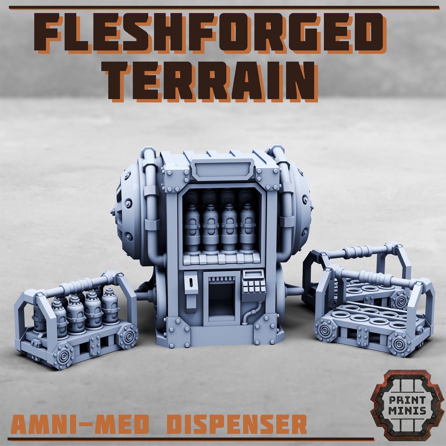 Fleshforged Terrain, Scenery Kit - 32mm Scale (6 Variants Available) - Print Minis