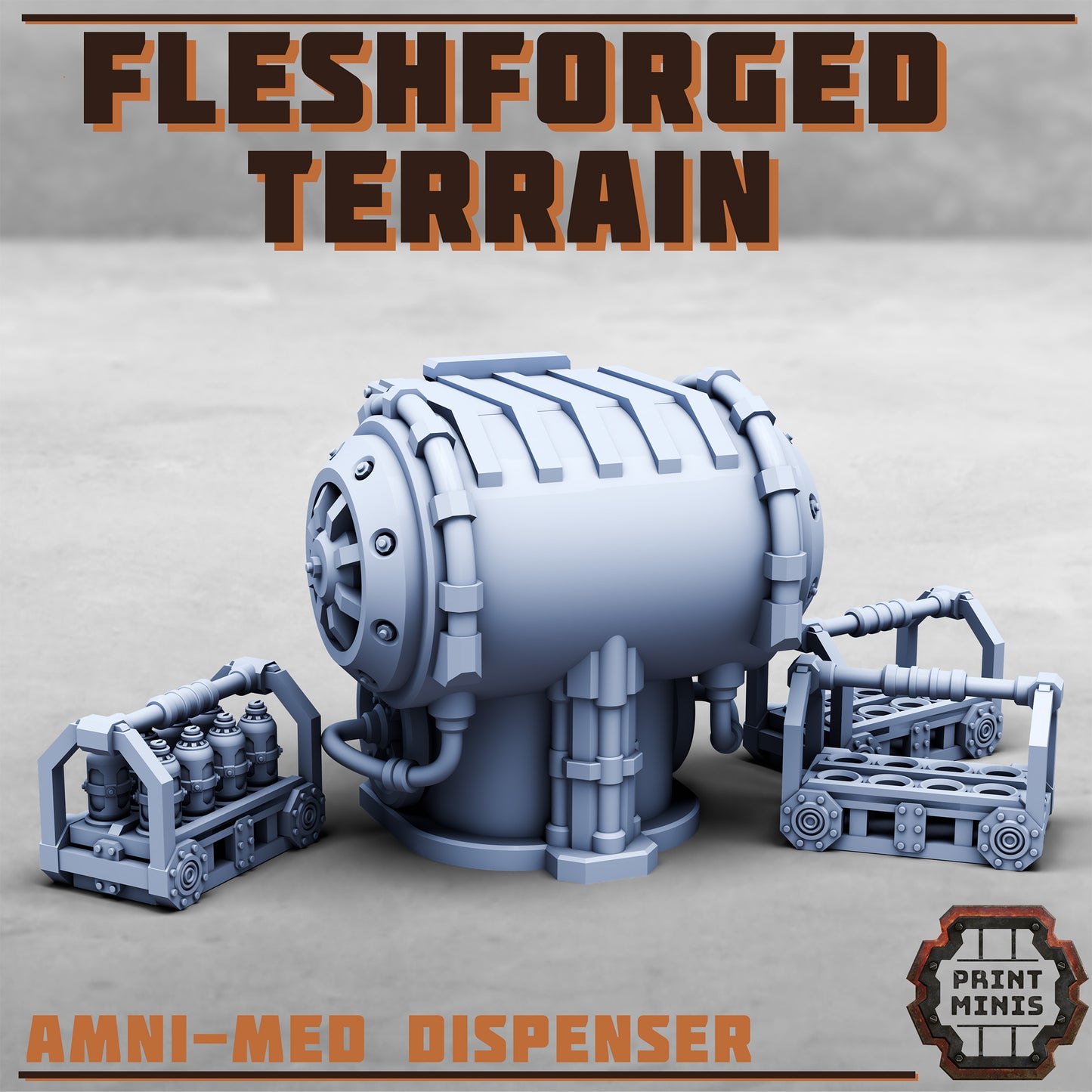 Fleshforged Terrain, Scenery Kit - 32mm Scale (6 Variants Available) - Print Minis