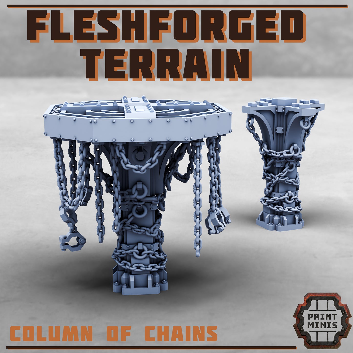 Fleshforged Terrain, Scenery Kit - 32mm Scale (6 Variants Available) - Print Minis