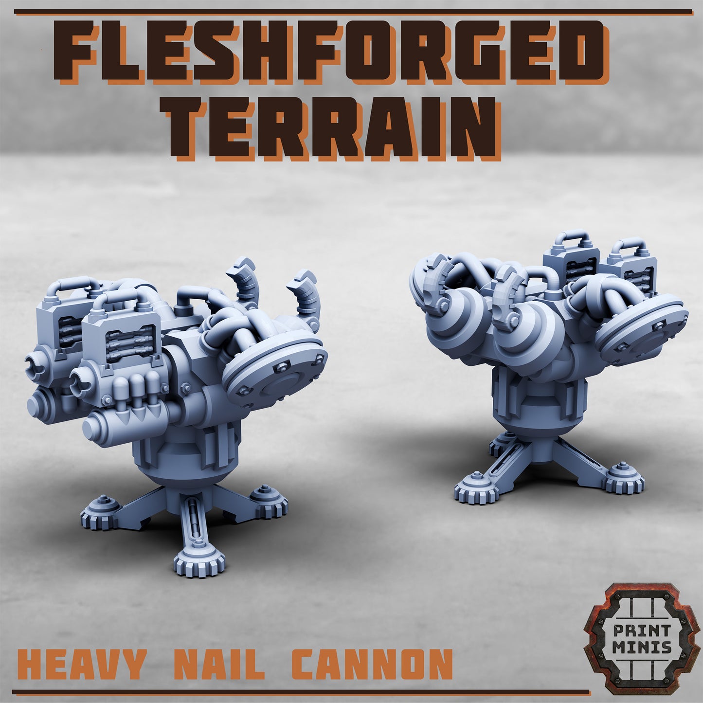 Fleshforged Terrain, Scenery Kit - 32mm Scale (6 Variants Available) - Print Minis