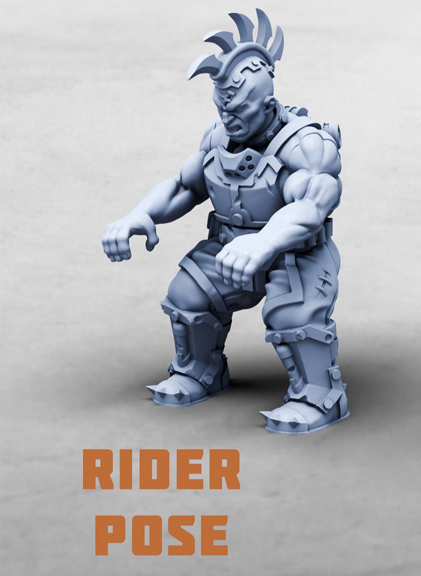 Fleshforged Gang, Vehicle Riders (3 Variants Available) - Print Minis