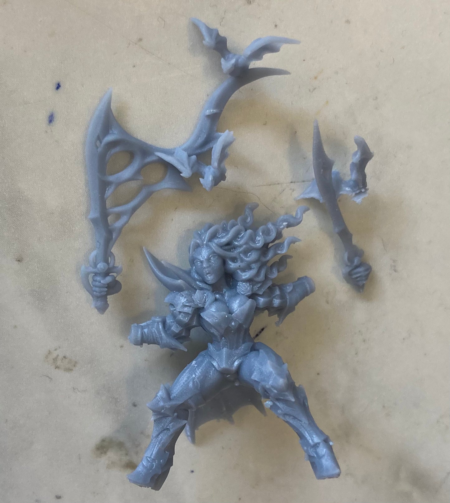 Lenora riding a Barbajiann (2 Variants Available) - Artisan Guild
