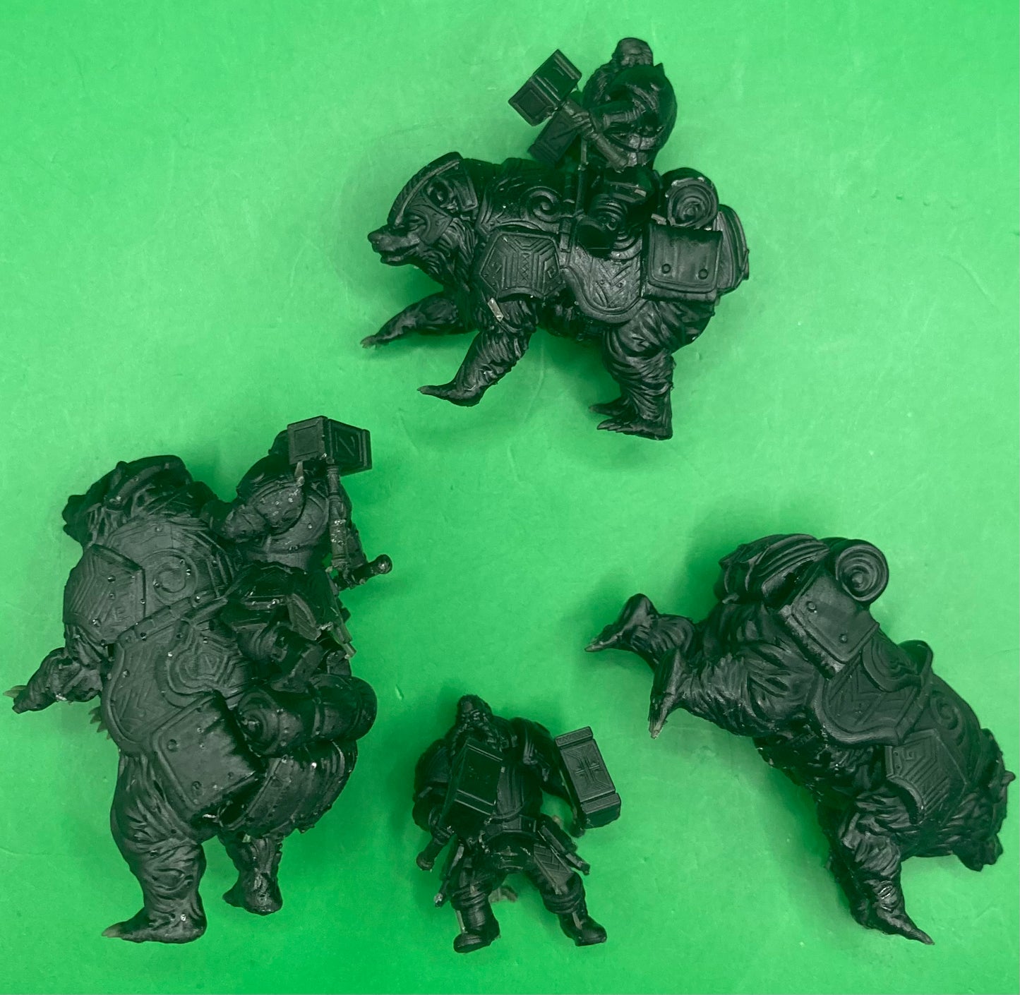 Dwarf with Bear Mount (4 Variants Available) - Brayan Nafarrate