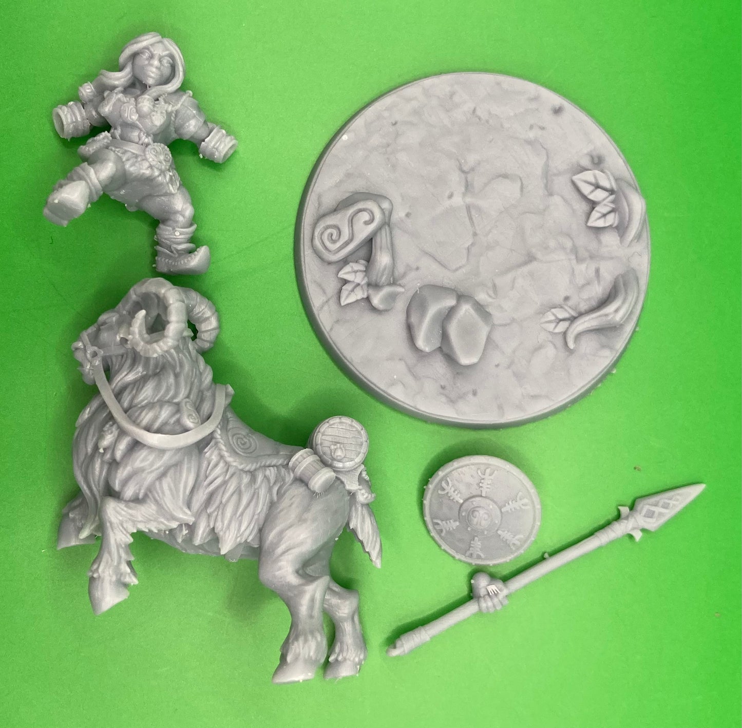 Skutagaard Dwarven Ram Rider C (2 Variants Available) - Artisan Guild