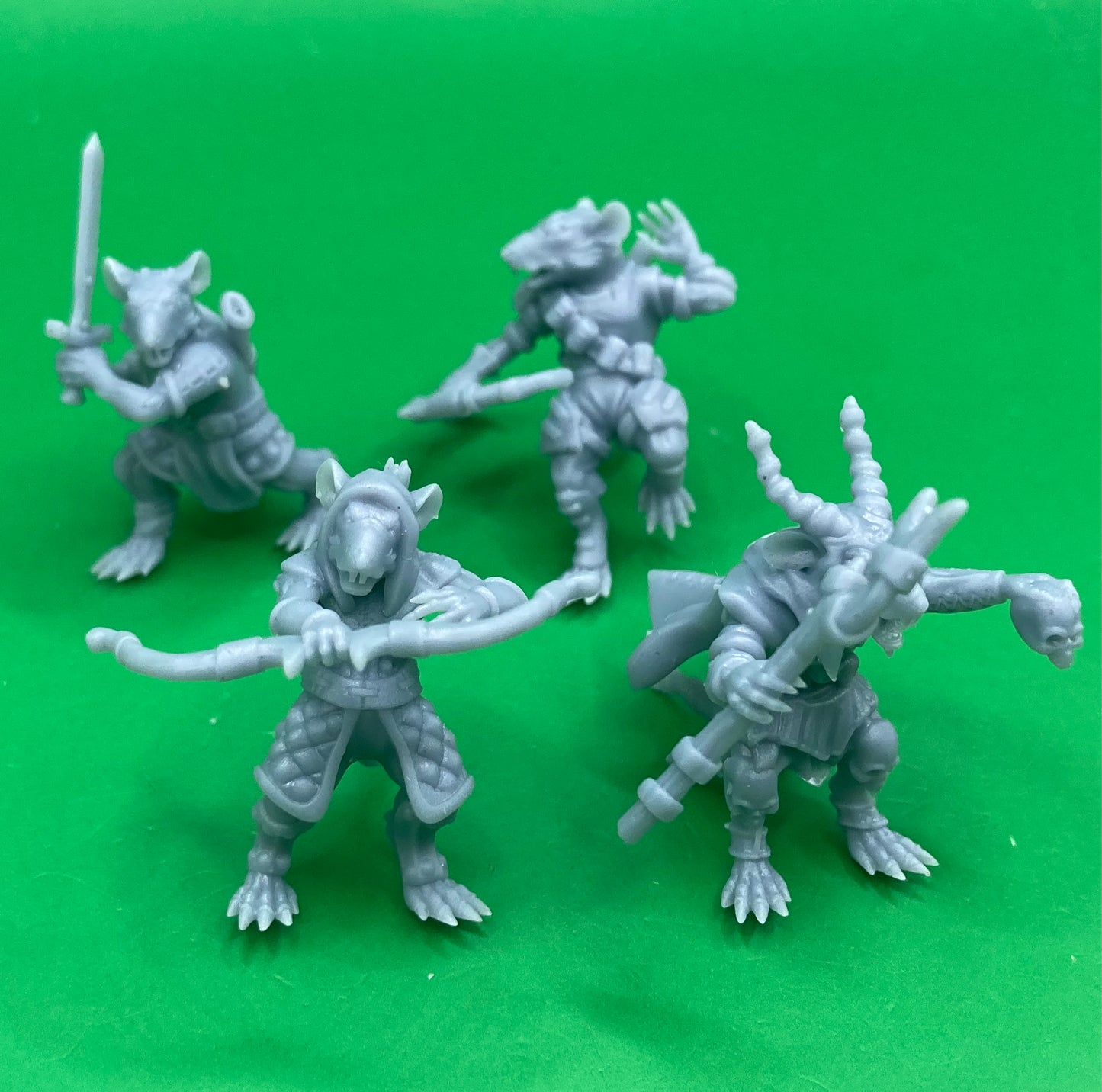Rat Folk Tribe 1 (4 Variants Available) - Epic Miniatures