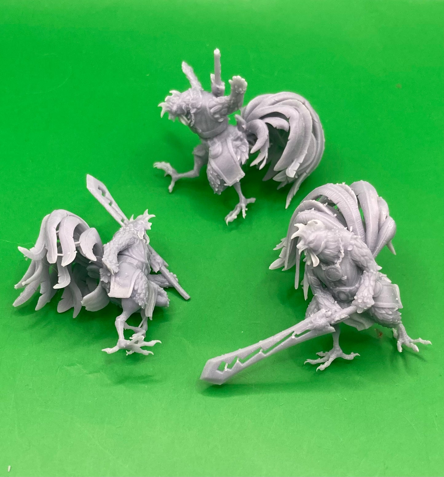 Rooster Warrior (3 Variants Available) - Epic Miniatures