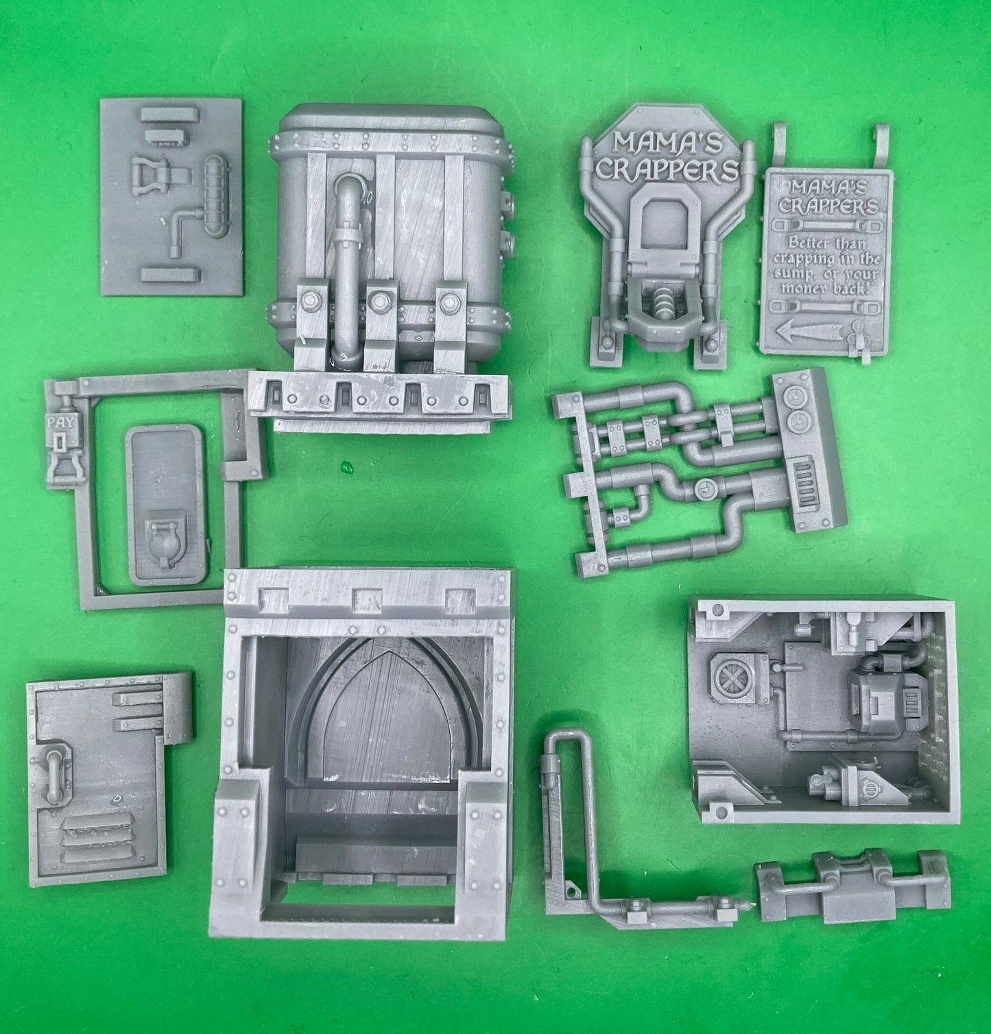 Mama's Crapper, Risor District Toilet (2 Variants Available) - Print Minis