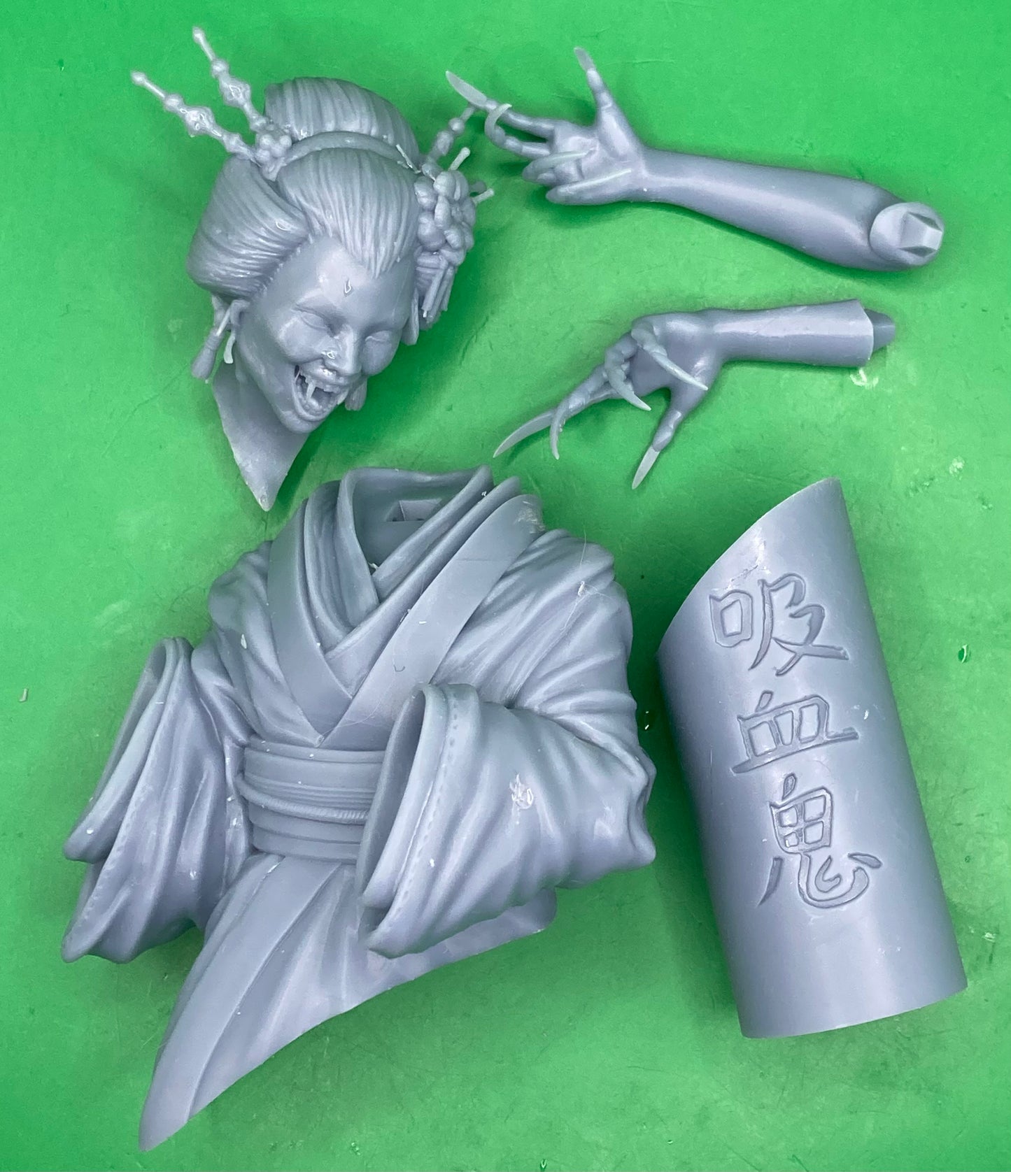 Magenta Kachiko (Bust) - Clay Beast Creations