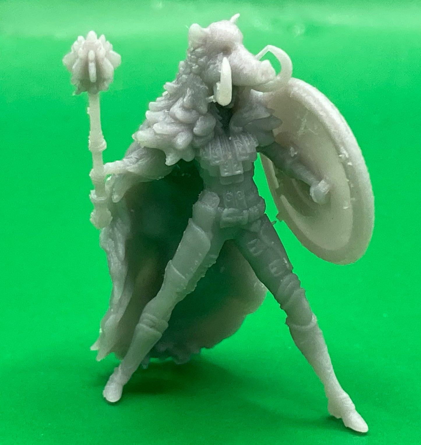 Boar Coat Warrior Lady (3 Variants Available) - Epic Miniatures