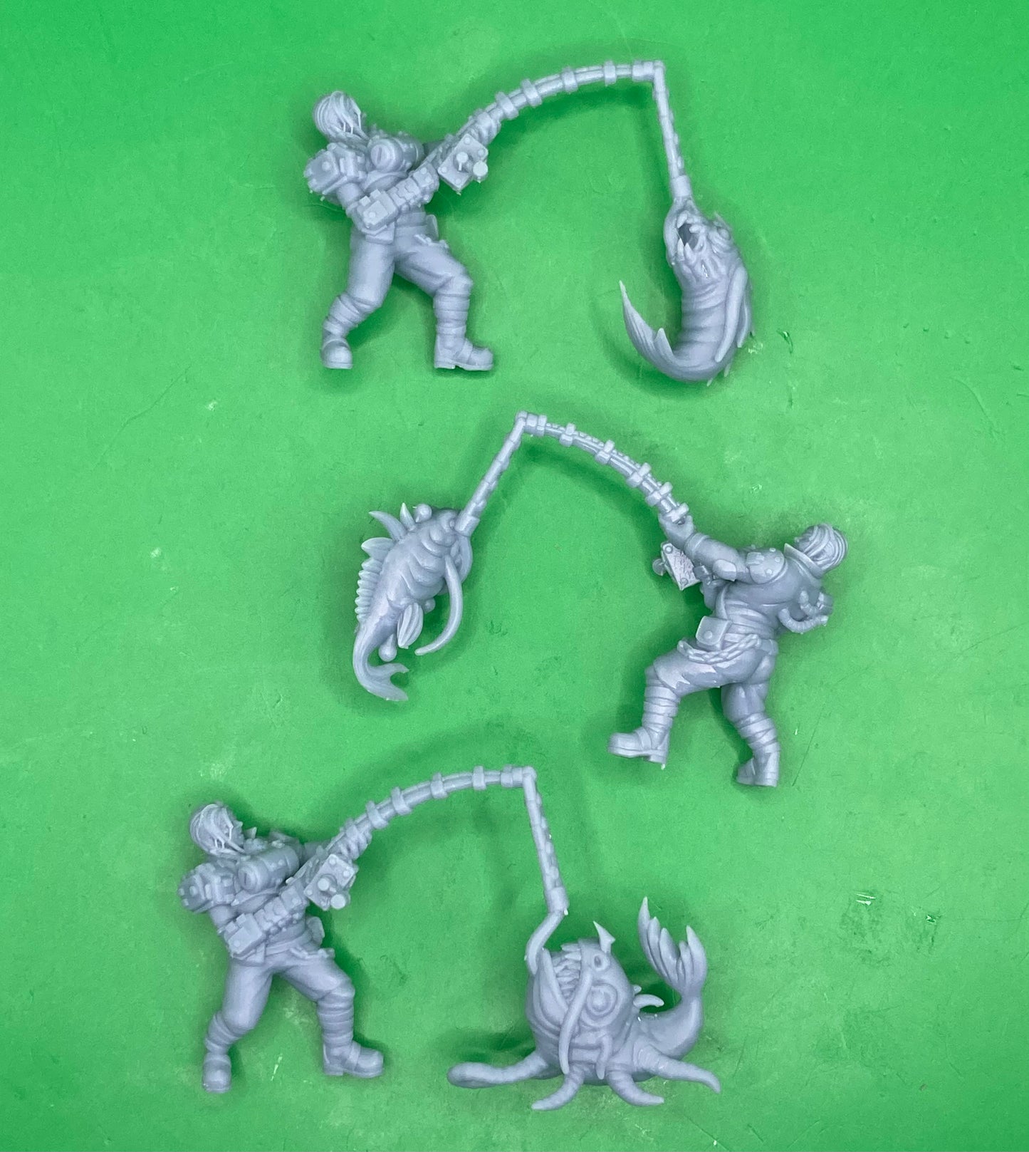 Sump Fisherman (3 Variants Available) - Print Minis