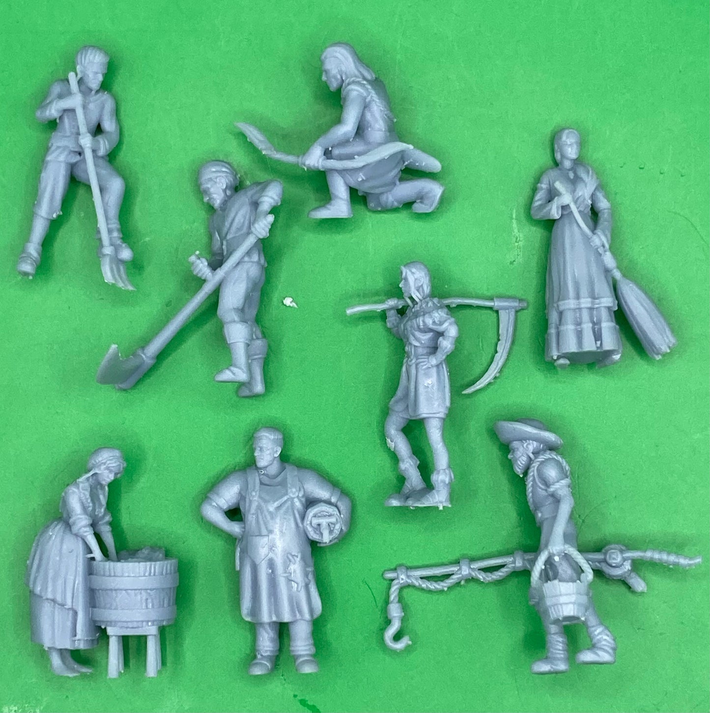 Farm Villager Collection Part 1 (8 Variants Available) - Epic Miniatures