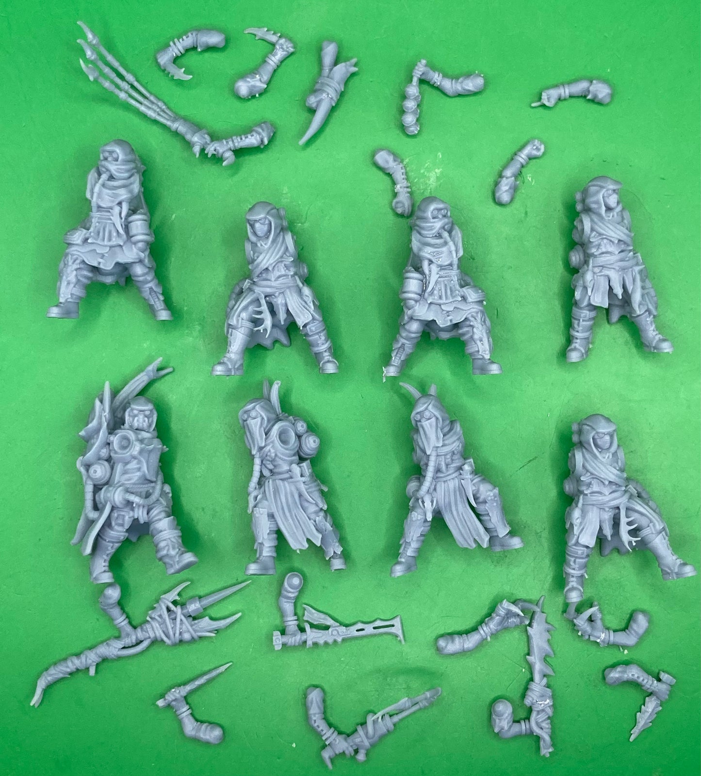Erroish War Party, Chitari Hunters (8 Variants Available) - Print Minis