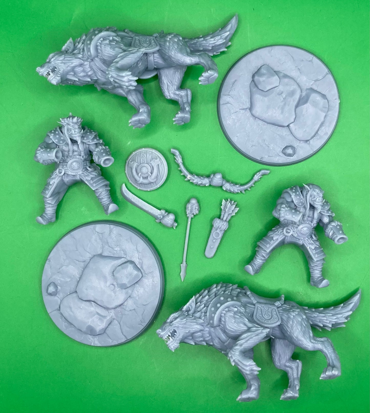 Orr'Ug Dire Wolf Rider B (3 Variants Available) - Artisan Guild