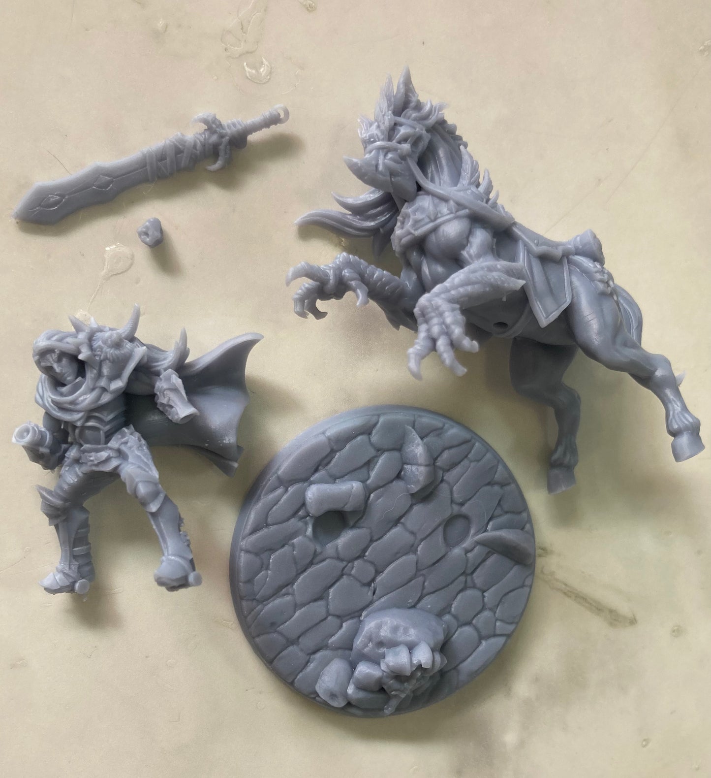 Sigfrido riding a Gryphsteed - Artisan Guild
