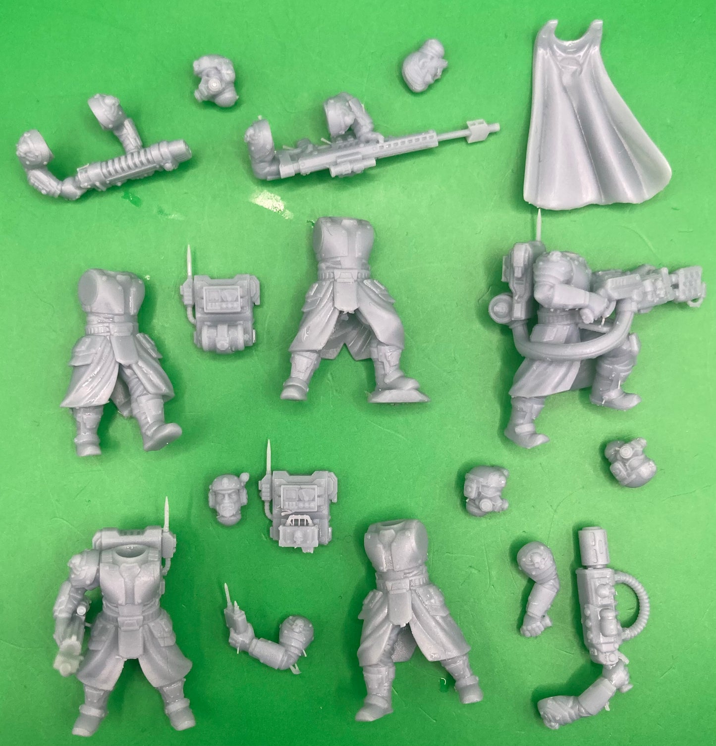 Kaledon Fortis Elites, Squad 1 (5 Variants Available) - Print Minis