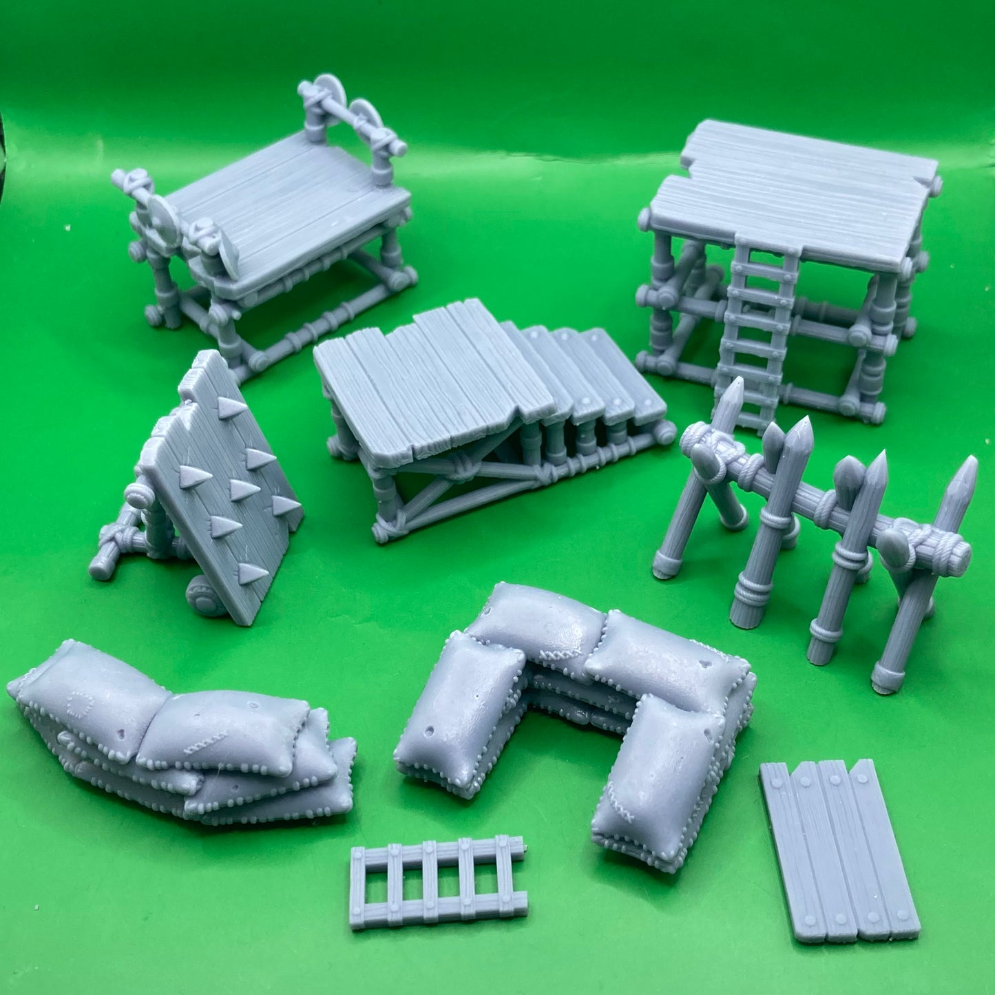 Bandit Camp Scatter Terrain Set - Epic Miniatures