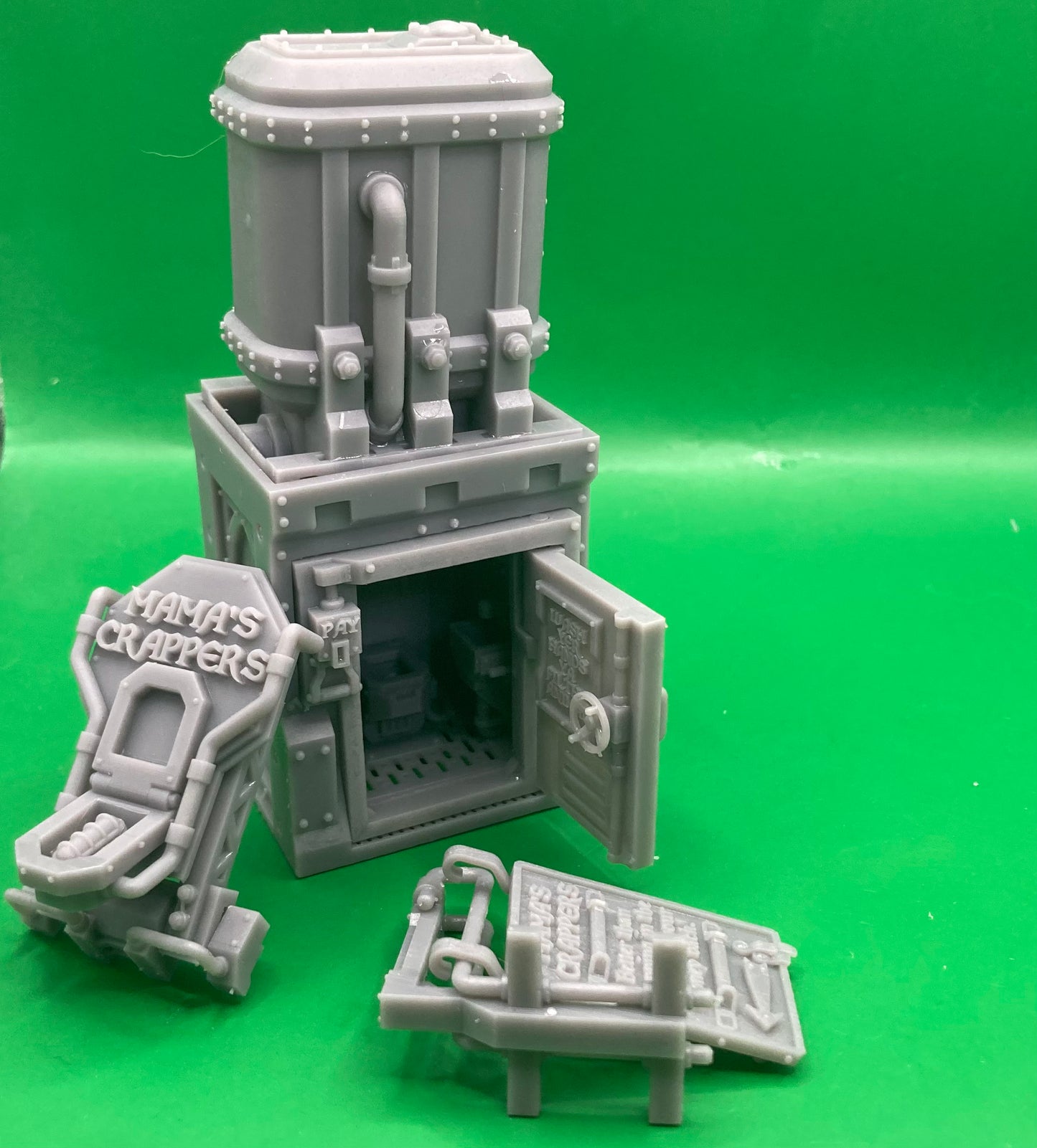 Mama's Crapper, Risor District Toilet (2 Variants Available) - Print Minis