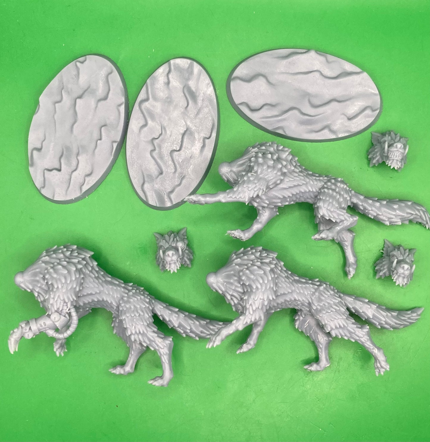 Warfrost Battlewolves (4 Variants Available) - Battle Yak