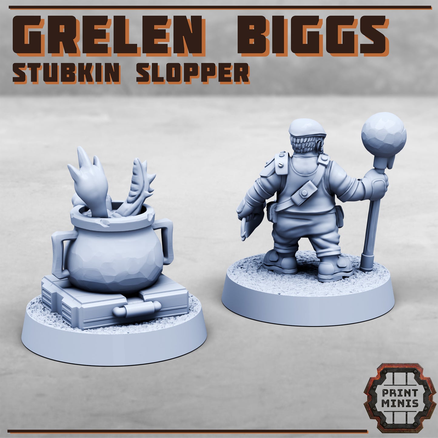 Grelen Briggs and Slop Pots (3 Variants Available) - Print Minis