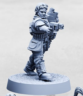 Iron Brawlers, Pit Mining Gang - Set 3 (7 Variants Available) - Print Minis