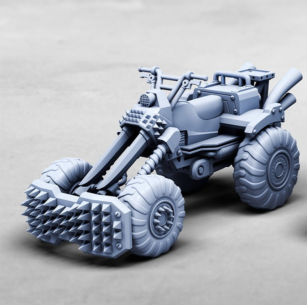 Outpost Quads, Iron Brawler Bikes (2 Variants Available) - Print Minis