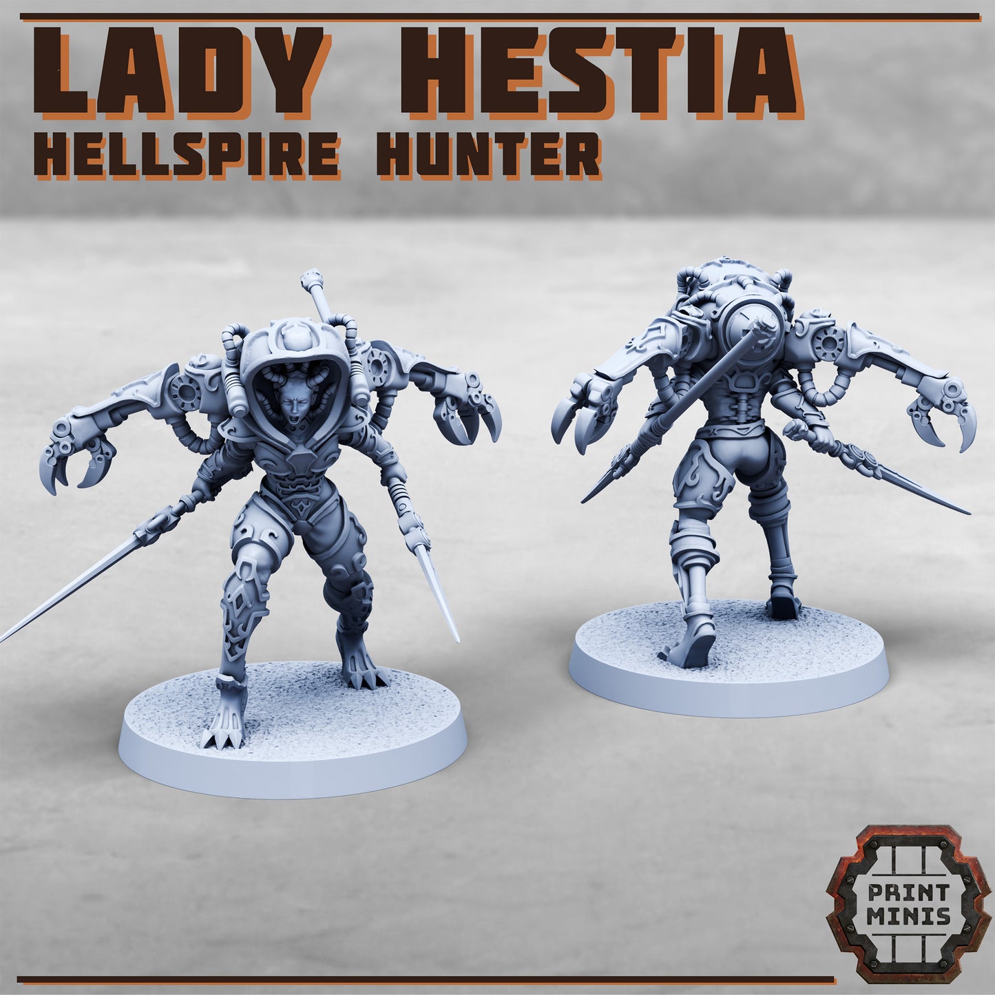 Lady Hestia Hellspire - Print Minis