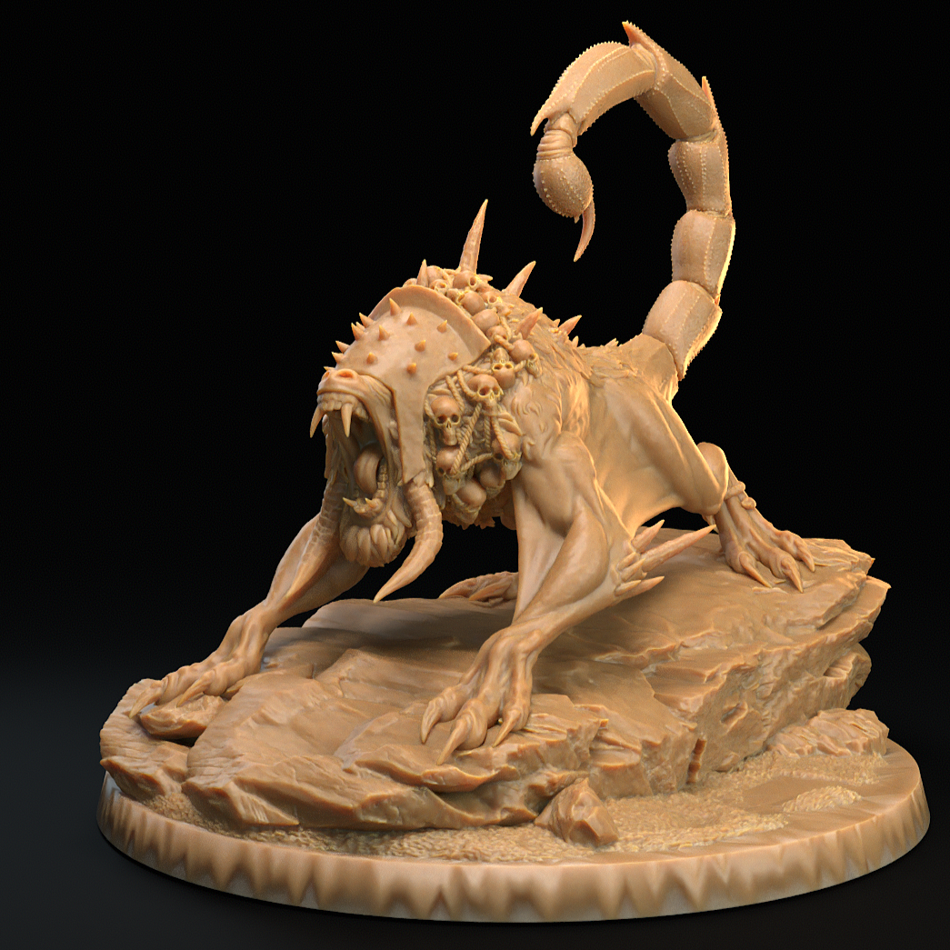 Mandrilcore, Ape Manticore (2 Variants Available) - Dragon Trapper's Lodge