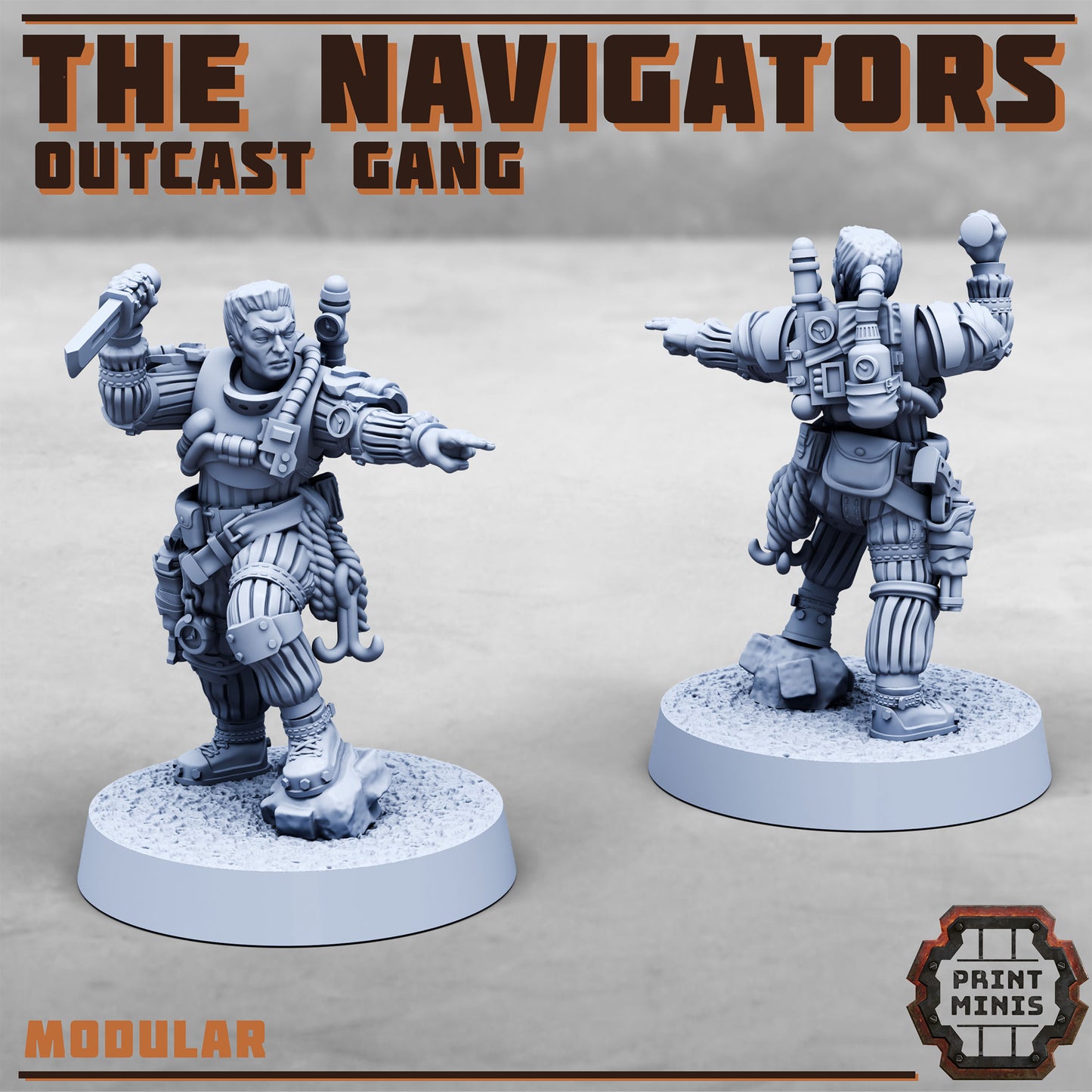 Navigators, Cyborg Outcast Gang (12 Variants Available) - Print Minis