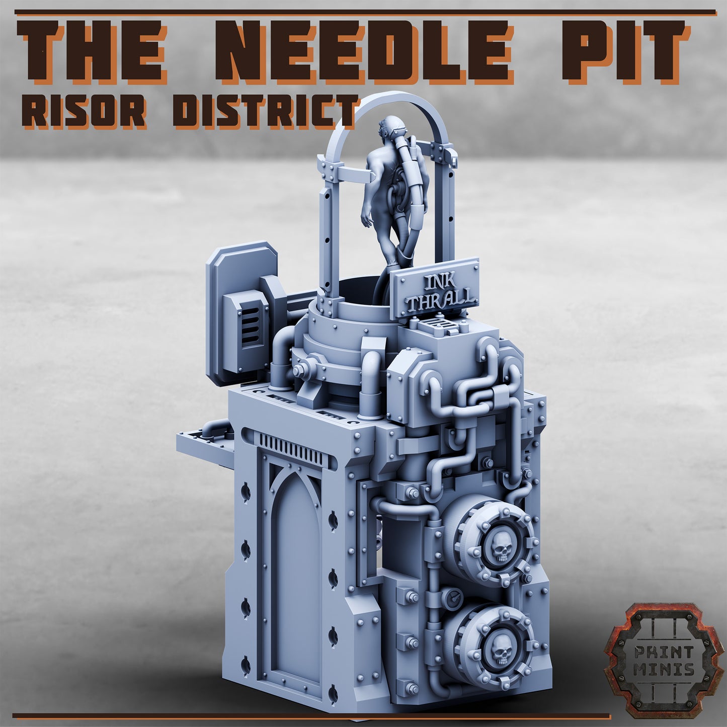 The Needle Pit, Risor District Tattoo Station - Print Minis