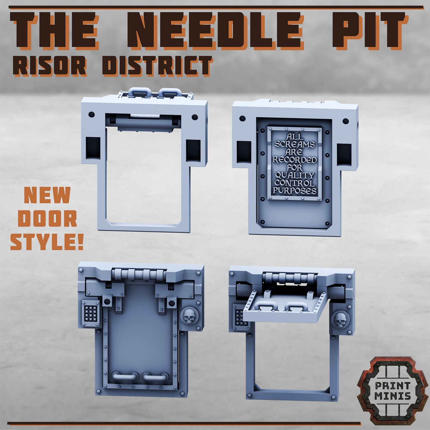 The Needle Pit, Risor District Tattoo Station - Print Minis