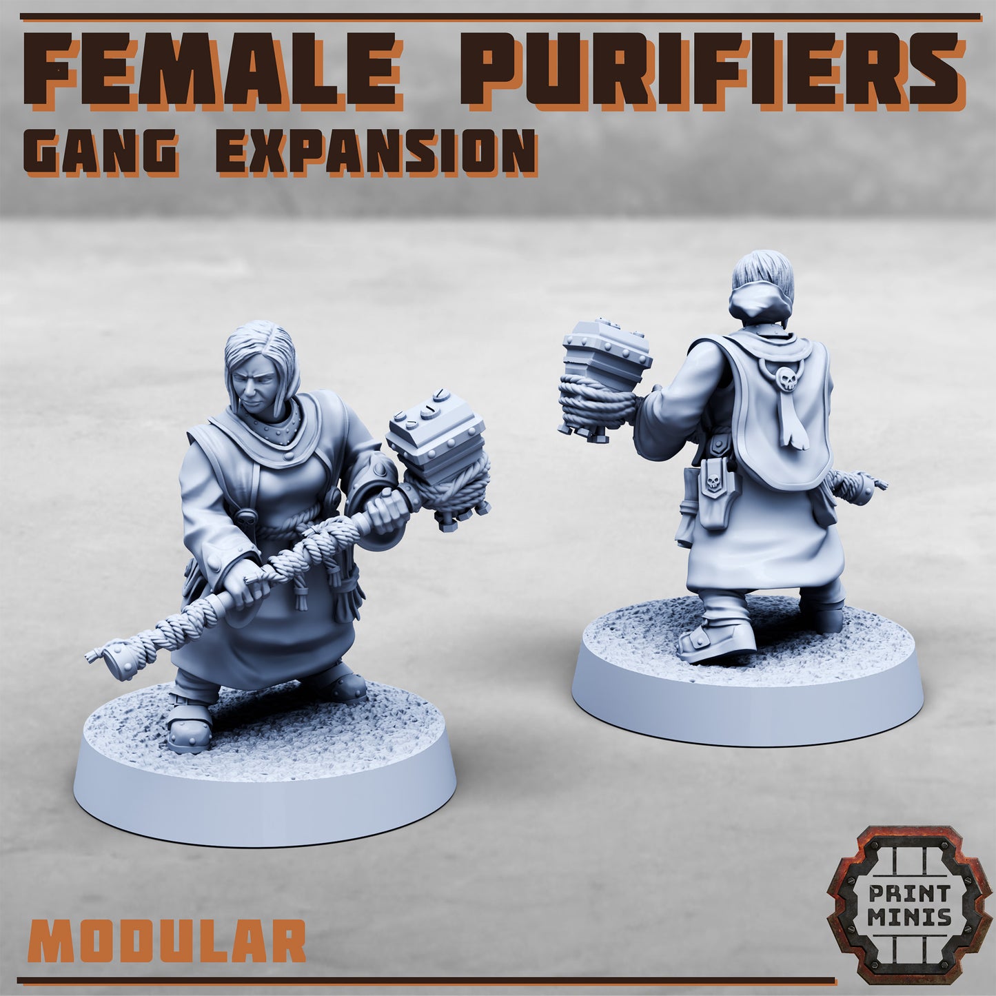 The Purifiers - Zealous Gang, Set 4 (6 Variants Available) - Print Minis