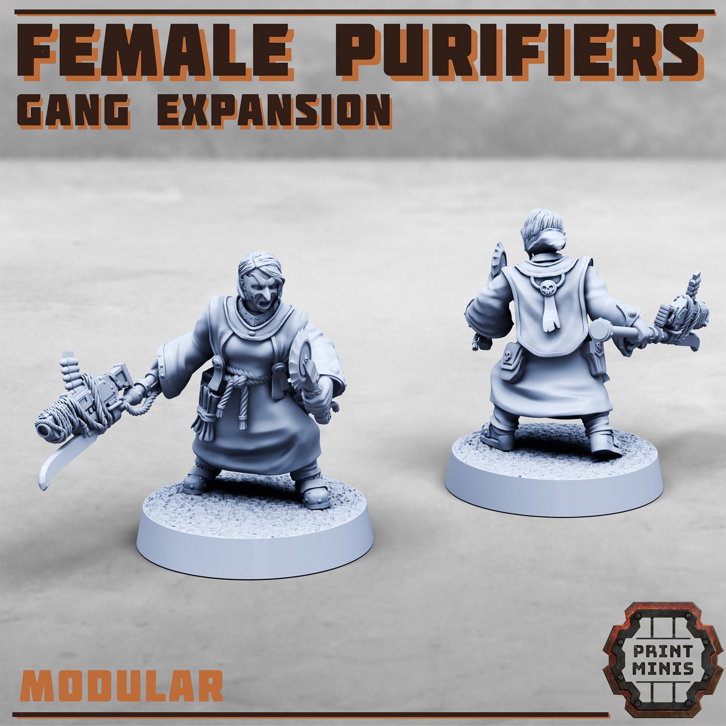 The Purifiers - Zealous Gang, Set 4 (6 Variants Available) - Print Minis