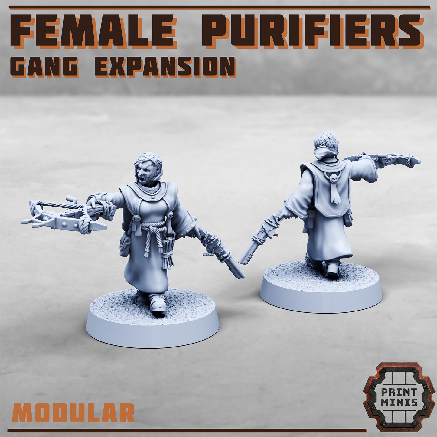 The Purifiers - Zealous Gang, Set 4 (6 Variants Available) - Print Minis