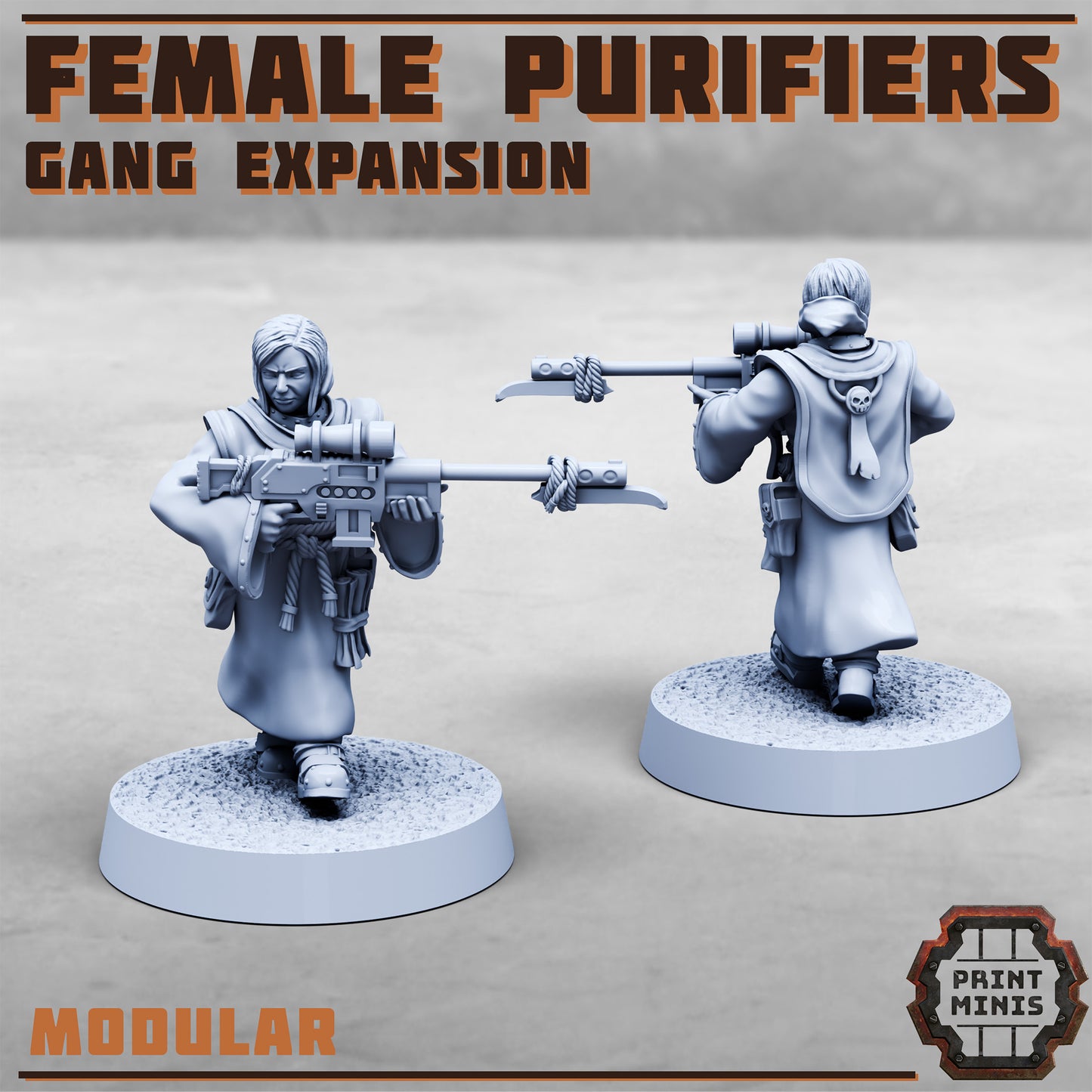 The Purifiers - Zealous Gang, Set 4 (6 Variants Available) - Print Minis