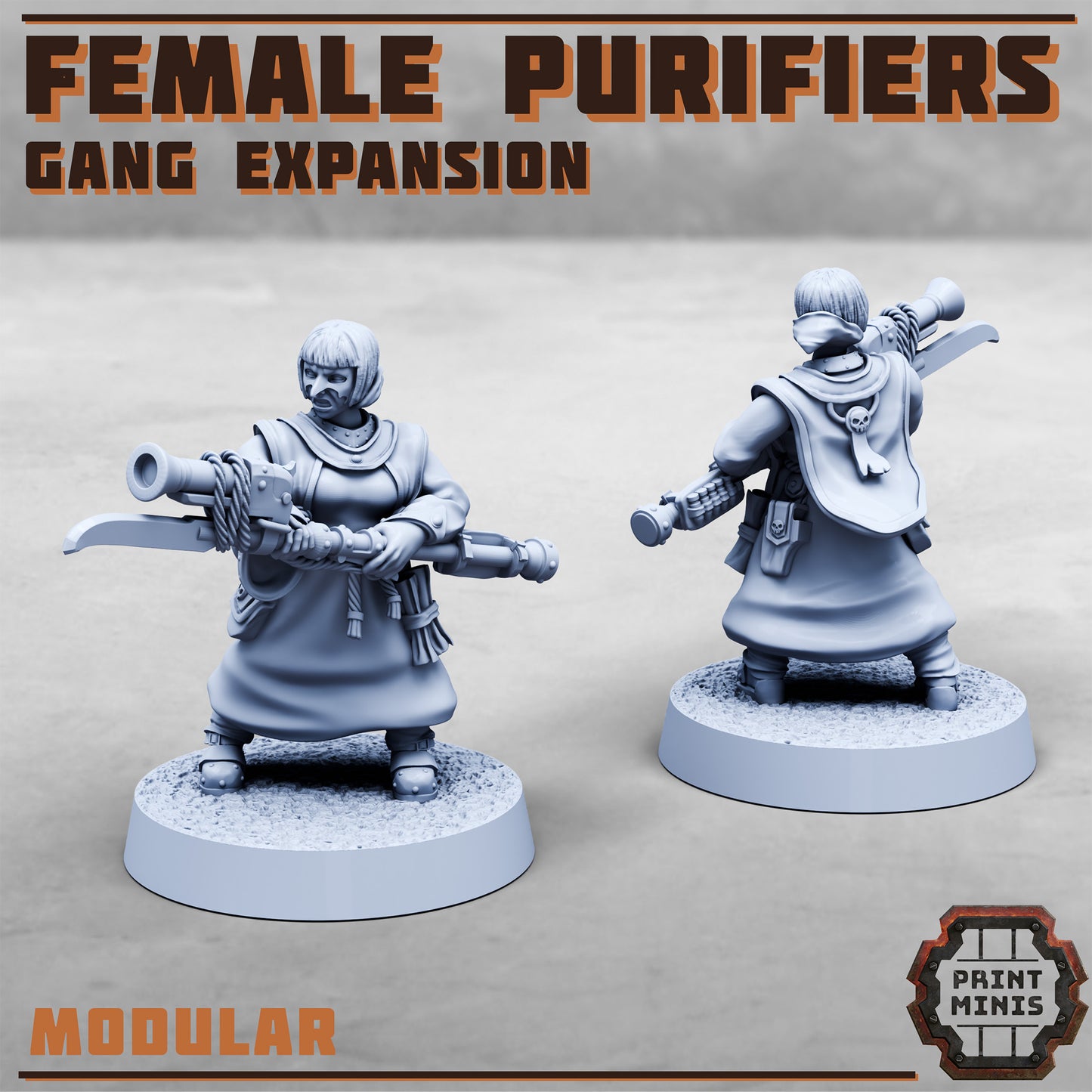 The Purifiers - Zealous Gang, Set 4 (6 Variants Available) - Print Minis