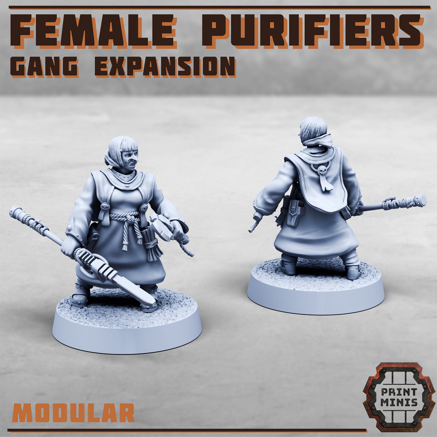 The Purifiers - Zealous Gang, Set 4 (6 Variants Available) - Print Minis