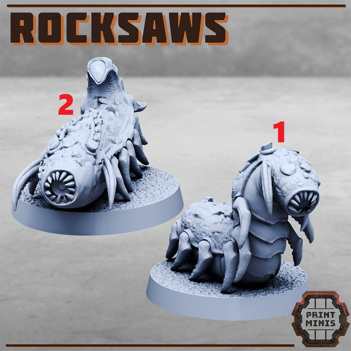 Beast Nomad and Rocksaws (3 Variants Available) - Print Minis