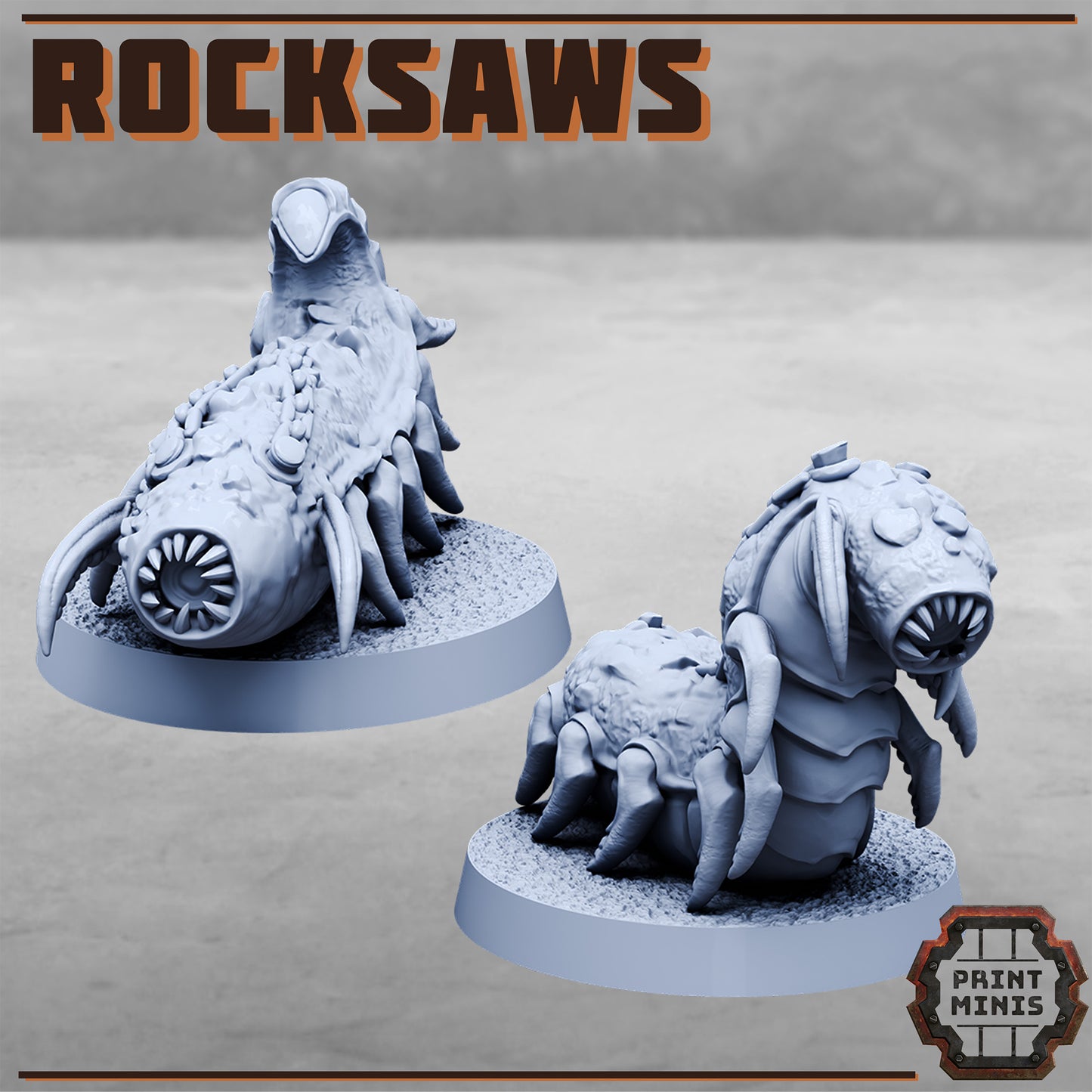 Beast Nomad and Rocksaws (3 Variants Available) - Print Minis