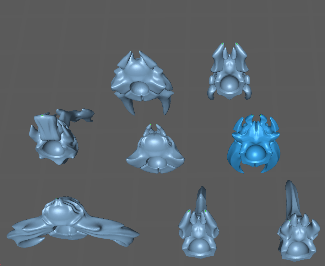 Great Broodknight Heads, Beetle and Bug Folk Customisation Pack - 32mm Scale (8 Variants Available) - Battle Yak
