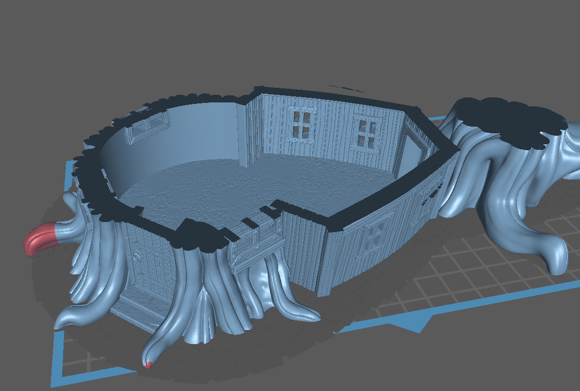 Corrupted Tree Hut, Playable Terrain Piece - Epic Miniatures