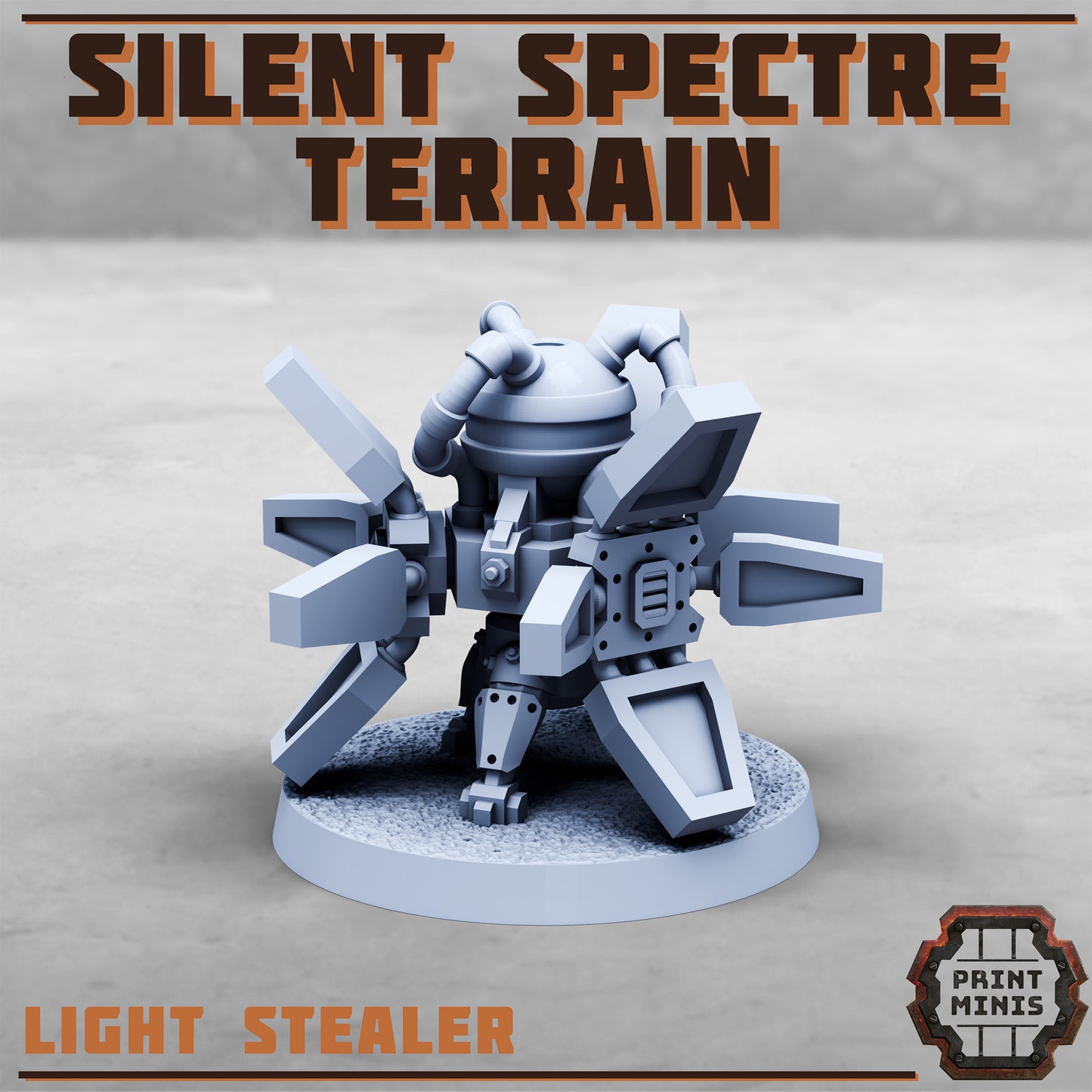 Silent Spectre Terrain, Scenery Kit (32mm Scale) - Print Minis
