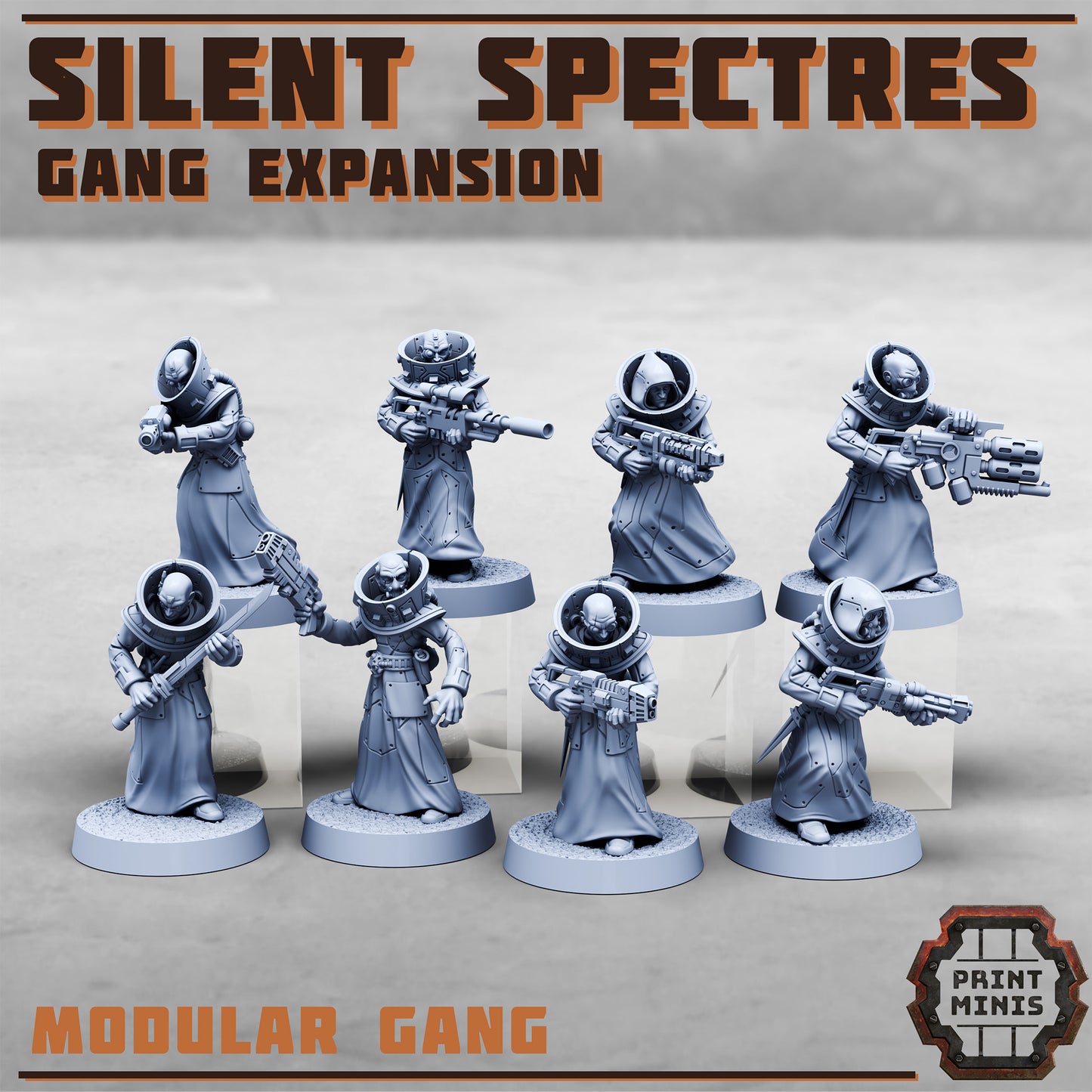 Silent Spectres, Sneaky Gang - Set 2 (8 Variants Available) - Print Minis